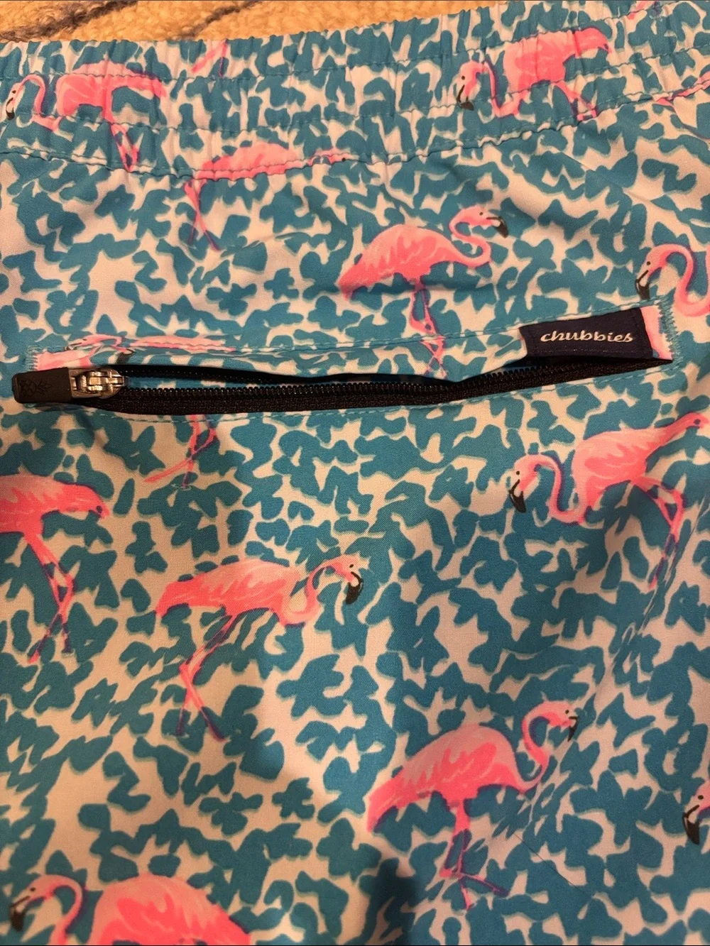 chubbies Swim Shorts, The Domingos Are For Flamingos, Youth XL, NWT